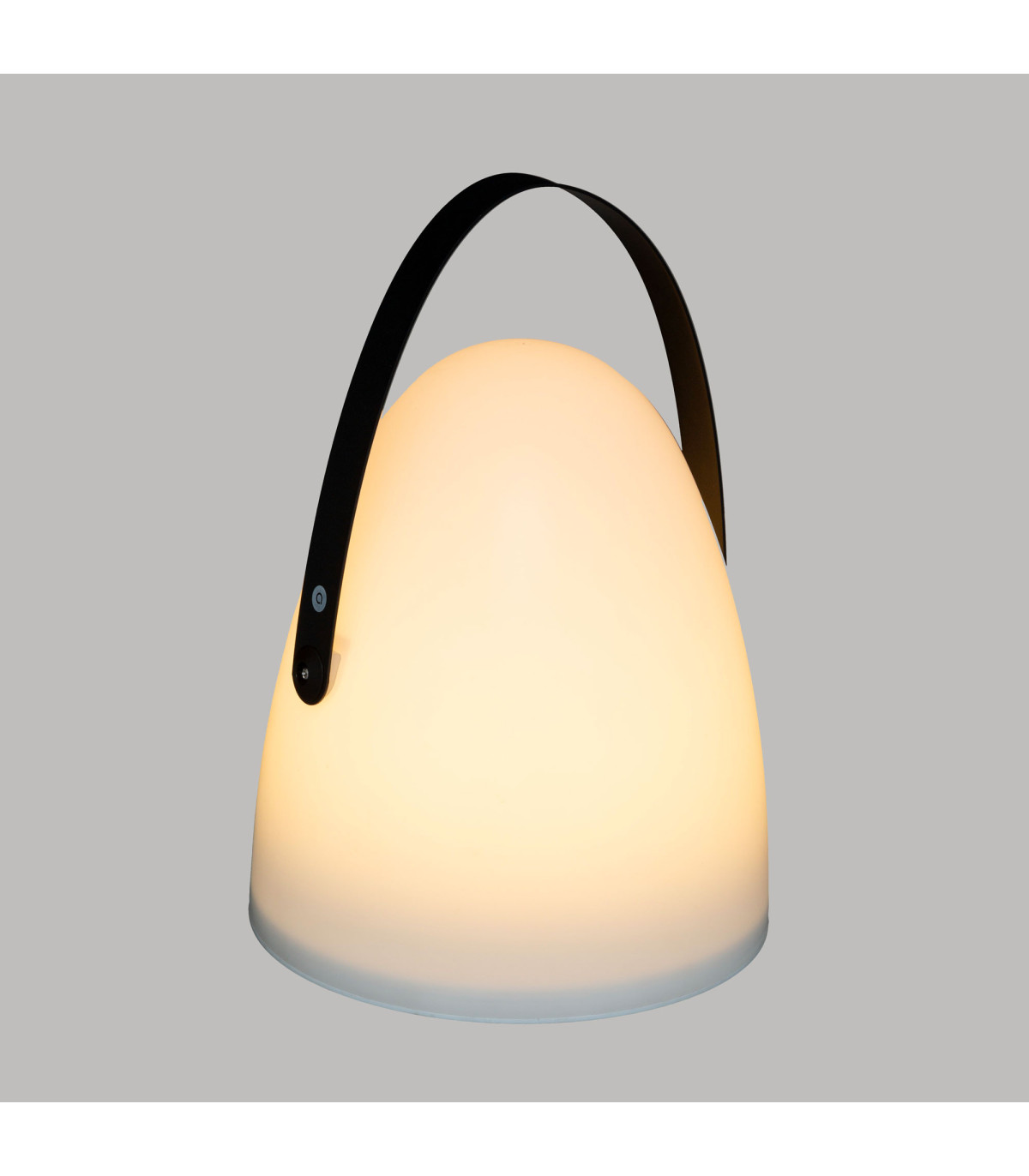 Wadiga Lampe De Table Led Extérieure Portable Noir Et Blanc 21x21x30cm