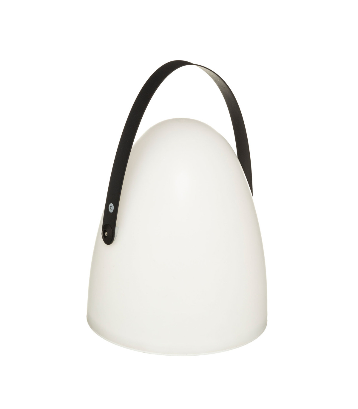 wadiga Lampe de table led extérieure portable noir et blanc 21x21x30cm