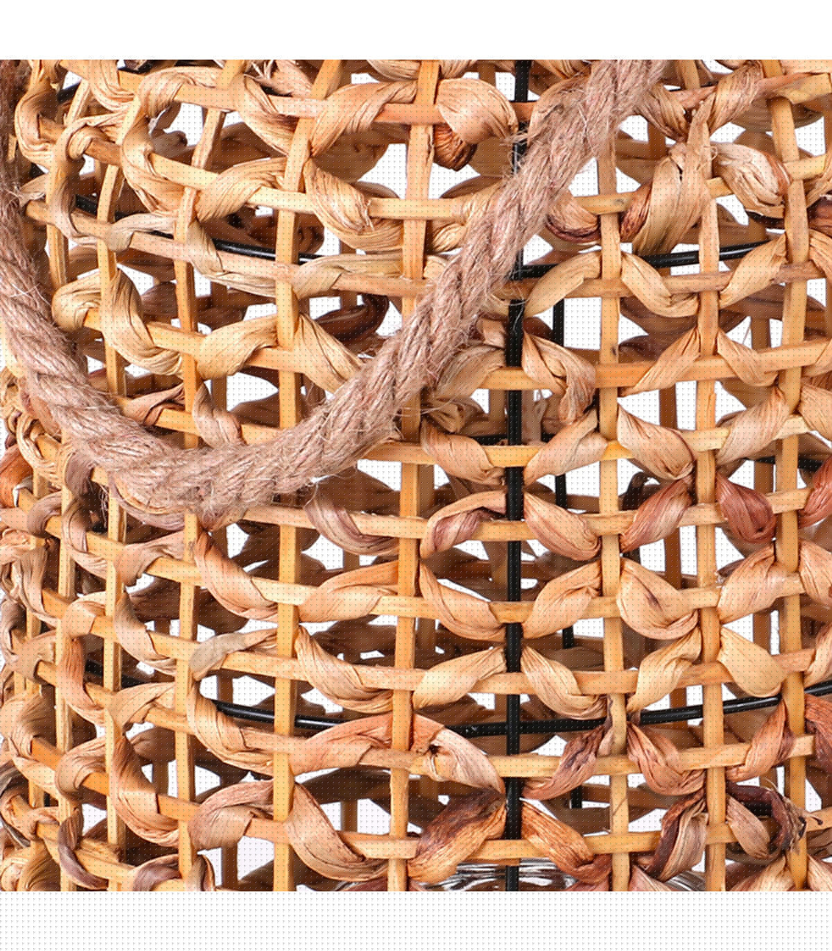 Wadiga Lanterne En Rotin Et Bougeoir En Verre 24x24x36cm