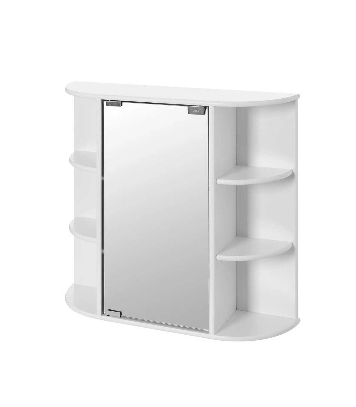 wadiga Meuble de salle de bain mural avec miroir 59x16x58cm