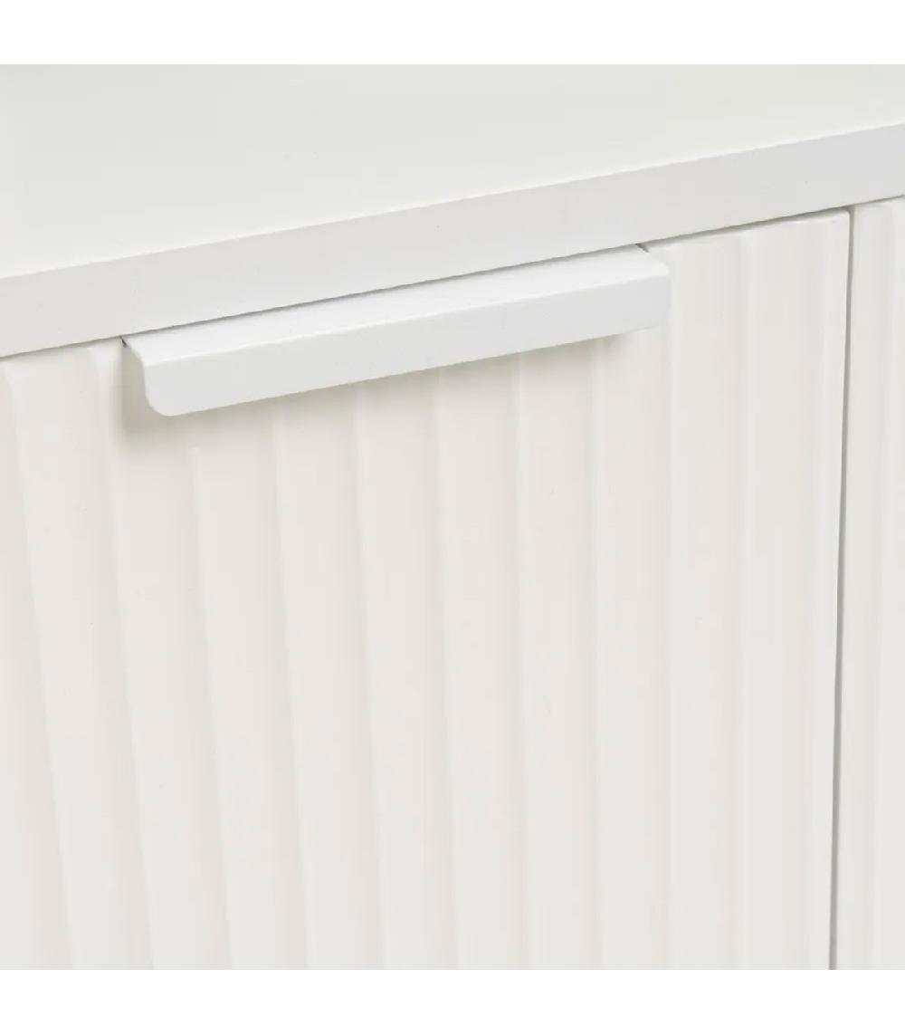 Wadiga Meuble Salle De Bain Sous Lavabo En Bois Blanc 60x30x60cm