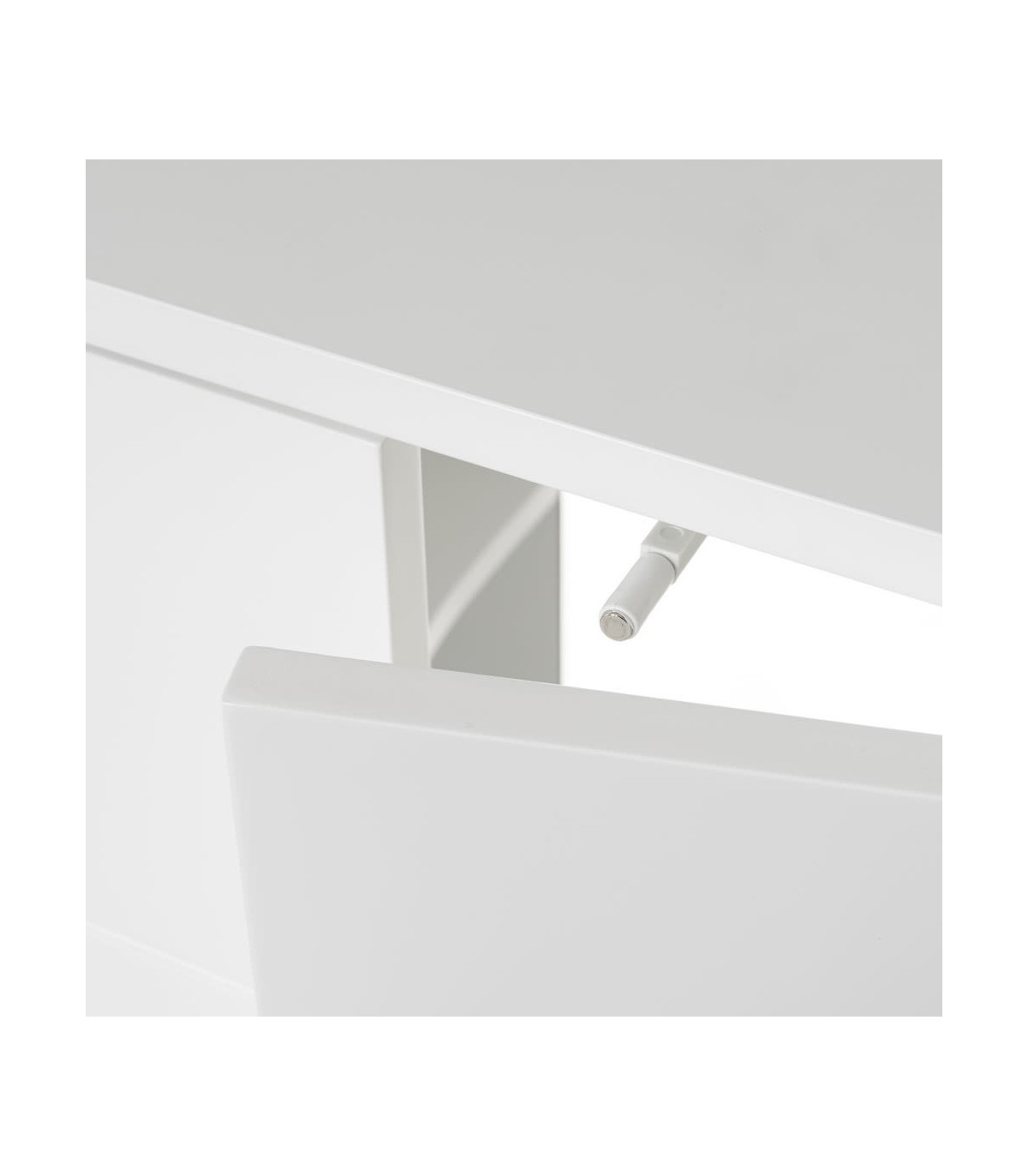 Wadiga Meuble Salle De Bain Sous Lavabo / Vasque En Bois Blanc 2 Portes