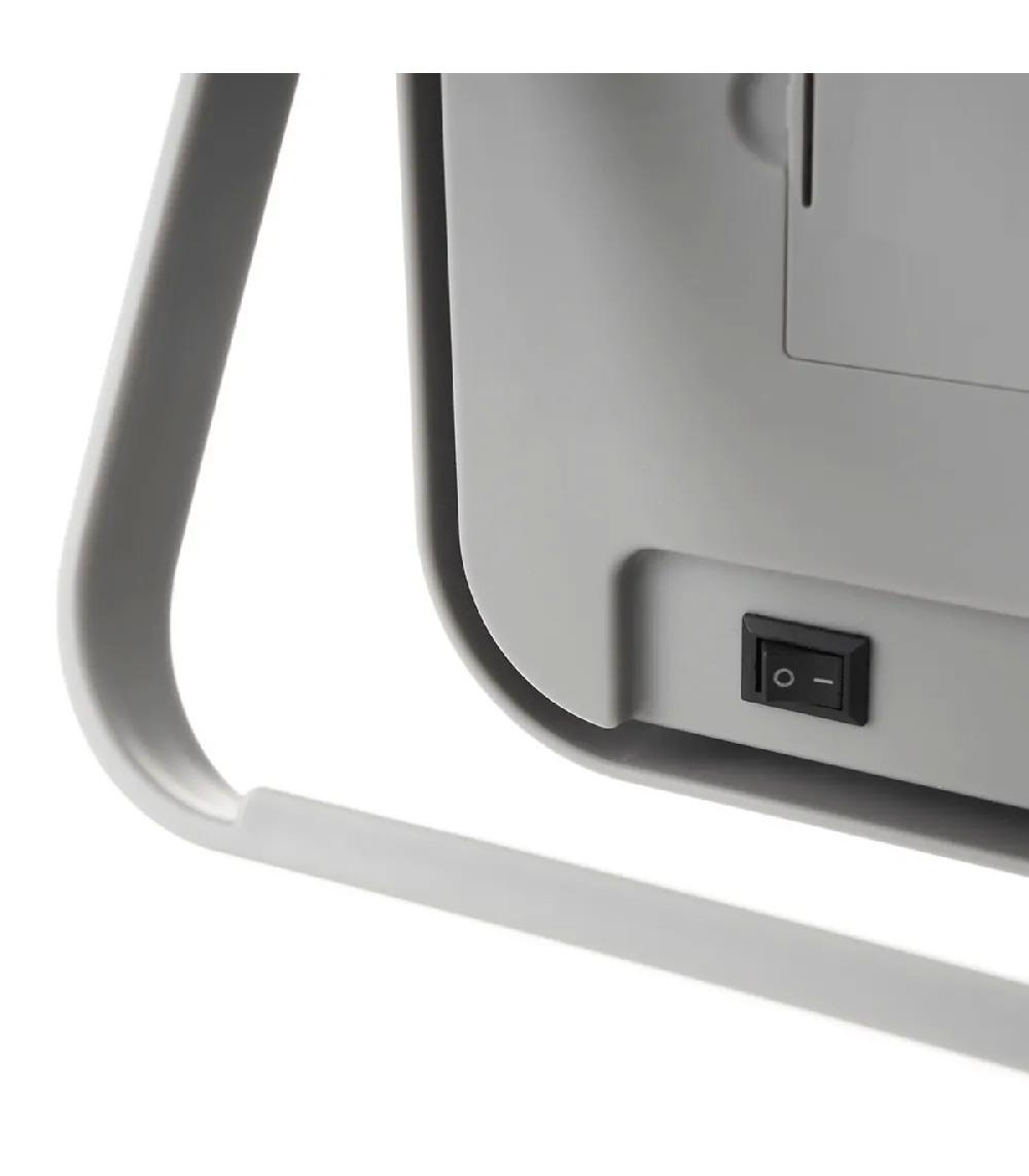 Wadiga Miroir De Maquillage à Poser Lumineux Led Gris 15x2.5x22cm