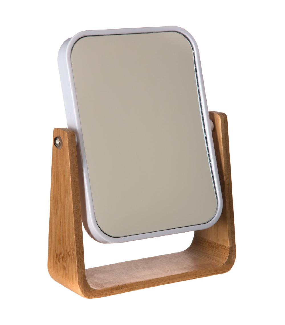 Wadiga Miroir Grossissant Balançoire Blanc Sur Pied - 16x6x22cm