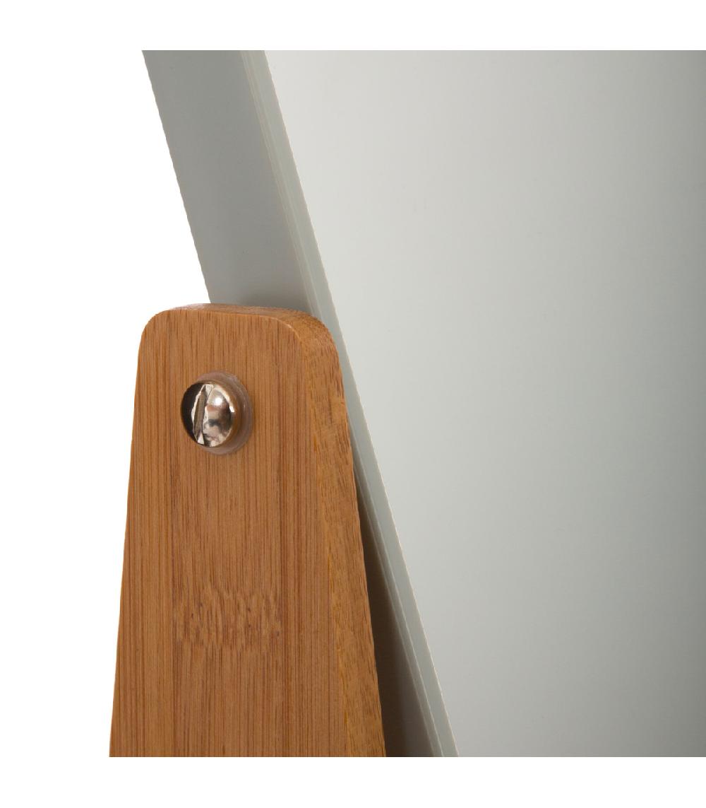 Wadiga Miroir Grossissant Balançoire Blanc Sur Pied - 16x6x22cm