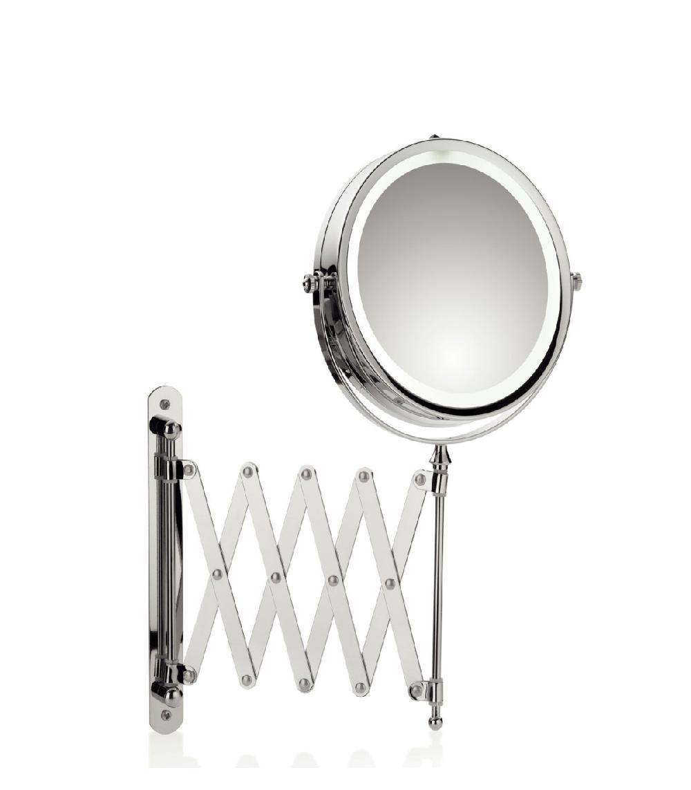 wadiga Miroir Grossissant Mural Lumineux Led (x5) Rond Valérie