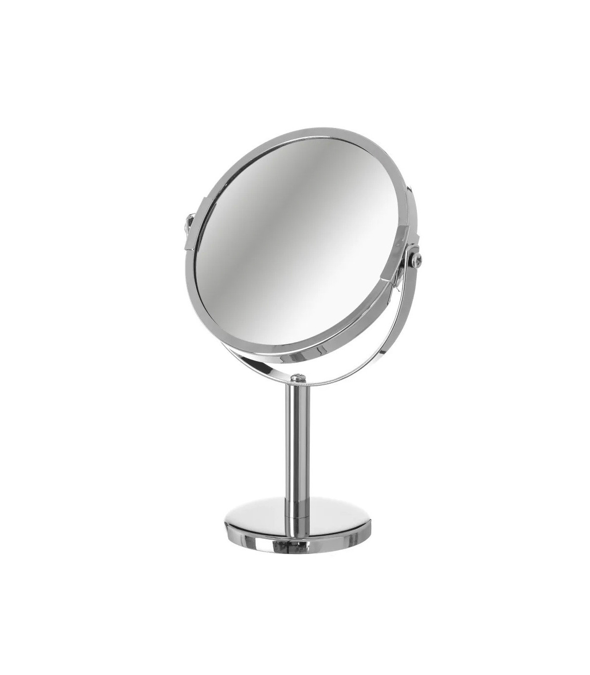 wadiga Miroir grossissant (x2) double face en métal argenté