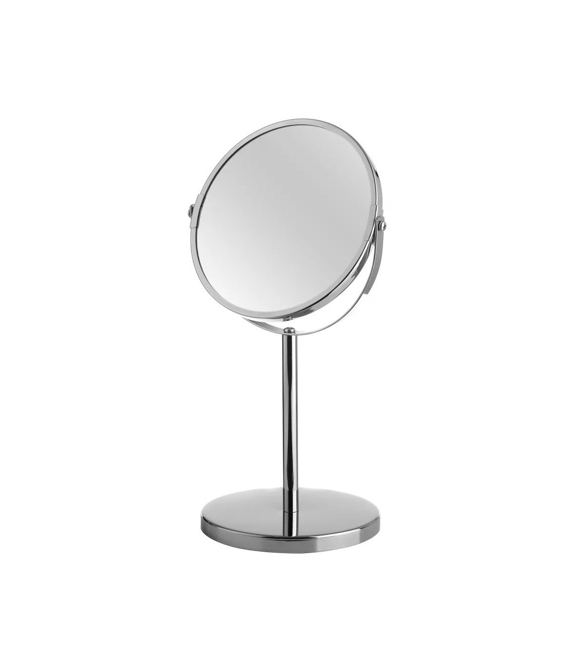 wadiga Miroir grossissant (x2) double face en métal argenté