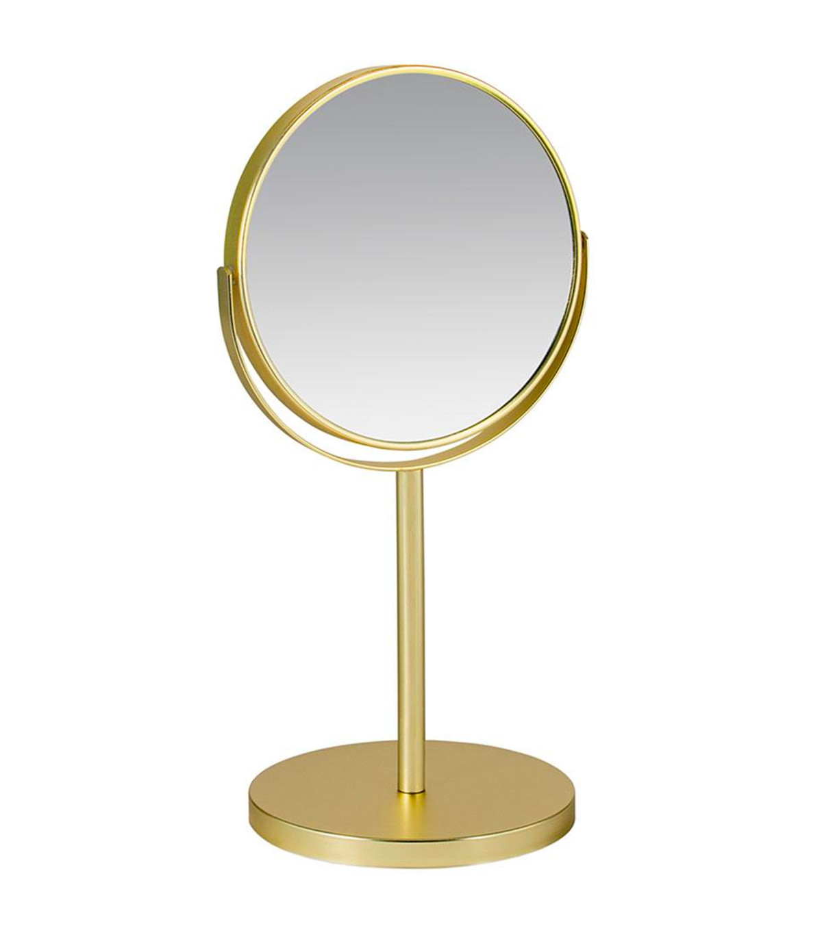 Wadiga Miroir Grossissant X5 Double Face En Métal Doré