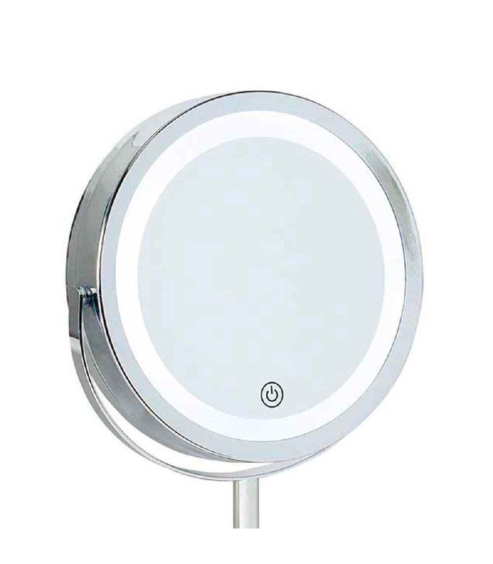 Wadiga Miroir Grossissant X5 Lumineux Rond Sur Pied