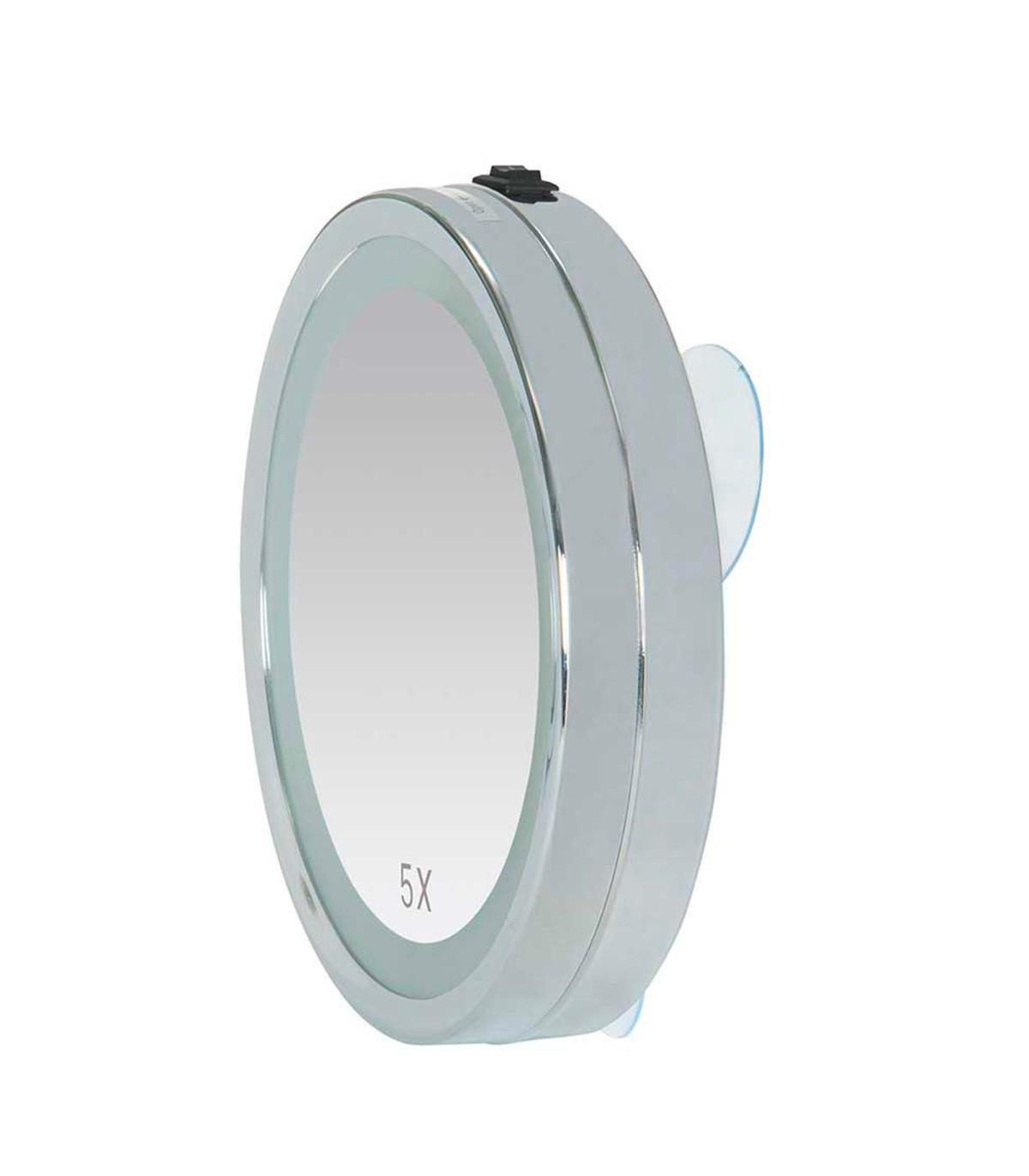 Wadiga Miroir Grossissant X5 Lumineux Rond Sur Ventouses