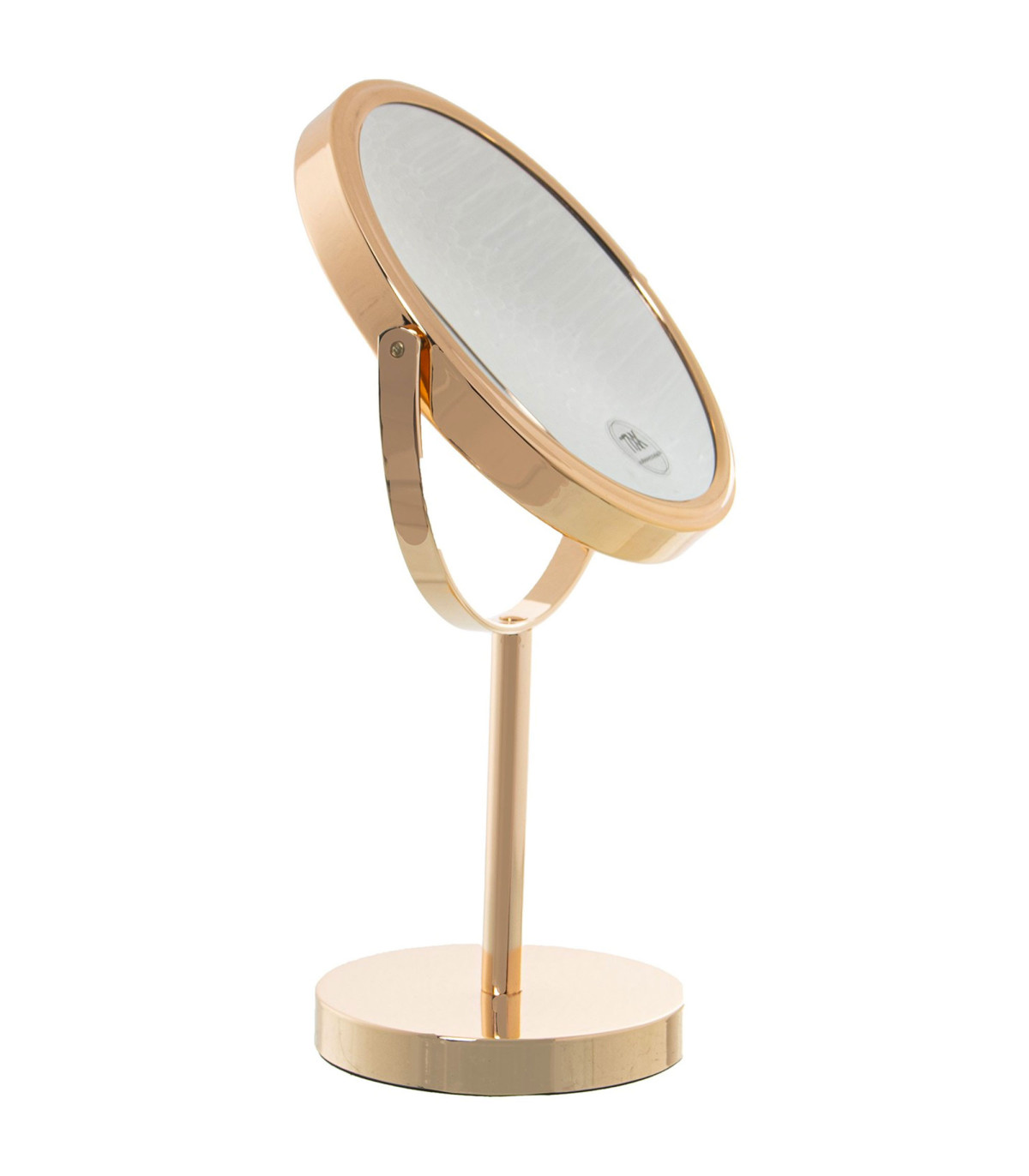 Wadiga Miroir Grossissant (x7) Double Face En Métal Doré 18x12x33cm