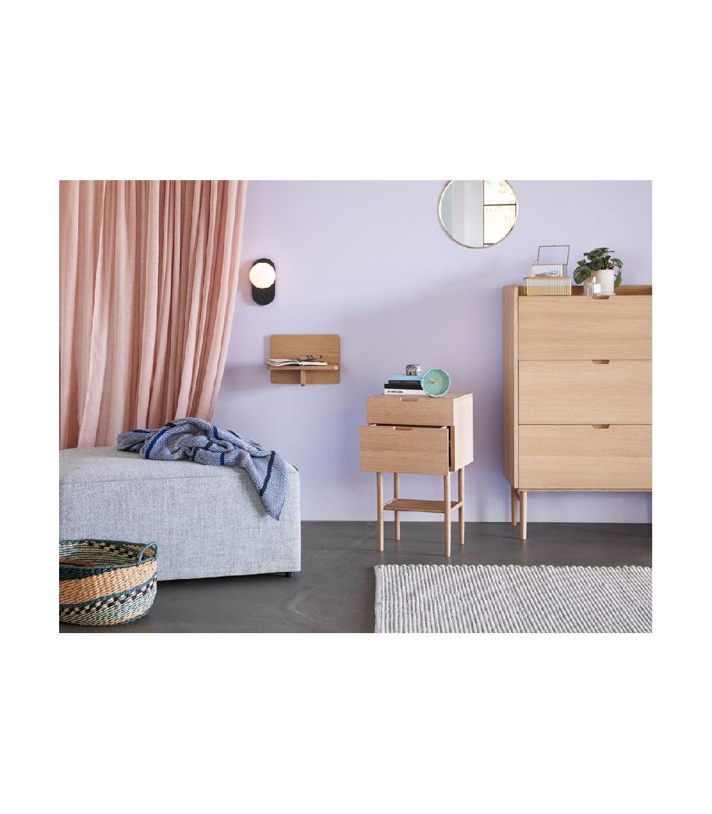 Wadiga Miroir Laiton Doré Rond Suspendu Avec Chaînette - Diamètre 40cm