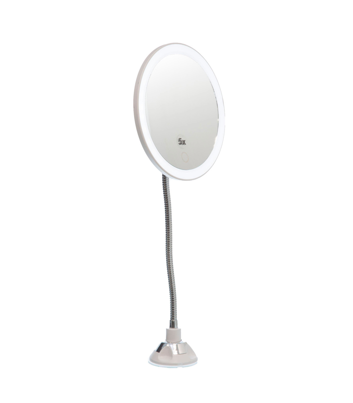 Wadiga Miroir Lumineux Led Flexible à Ventouse - Diamètre 15cm