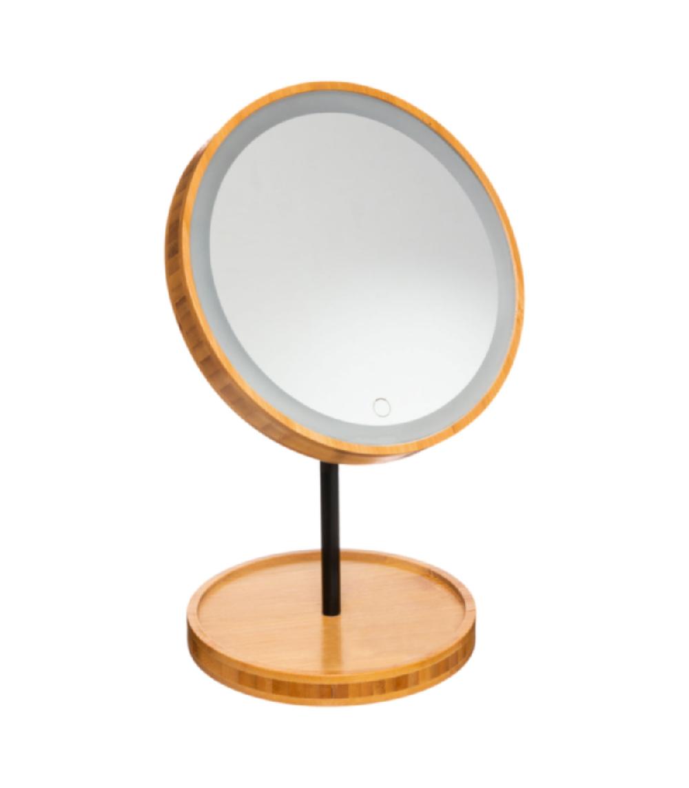 Wadiga Miroir Lumineux Led Orientable Sur Pied - Diamètre 18.9cm
