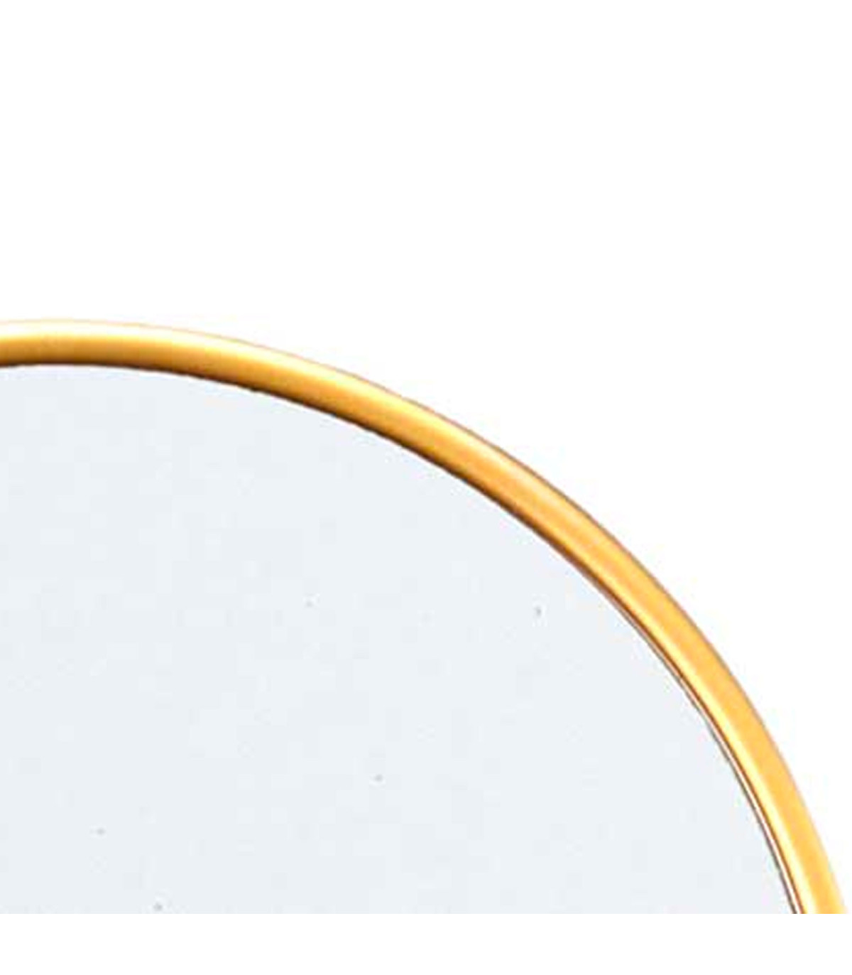 Wadiga Miroir Mural Doré Bords Irréguliers 40x60x2.5cm