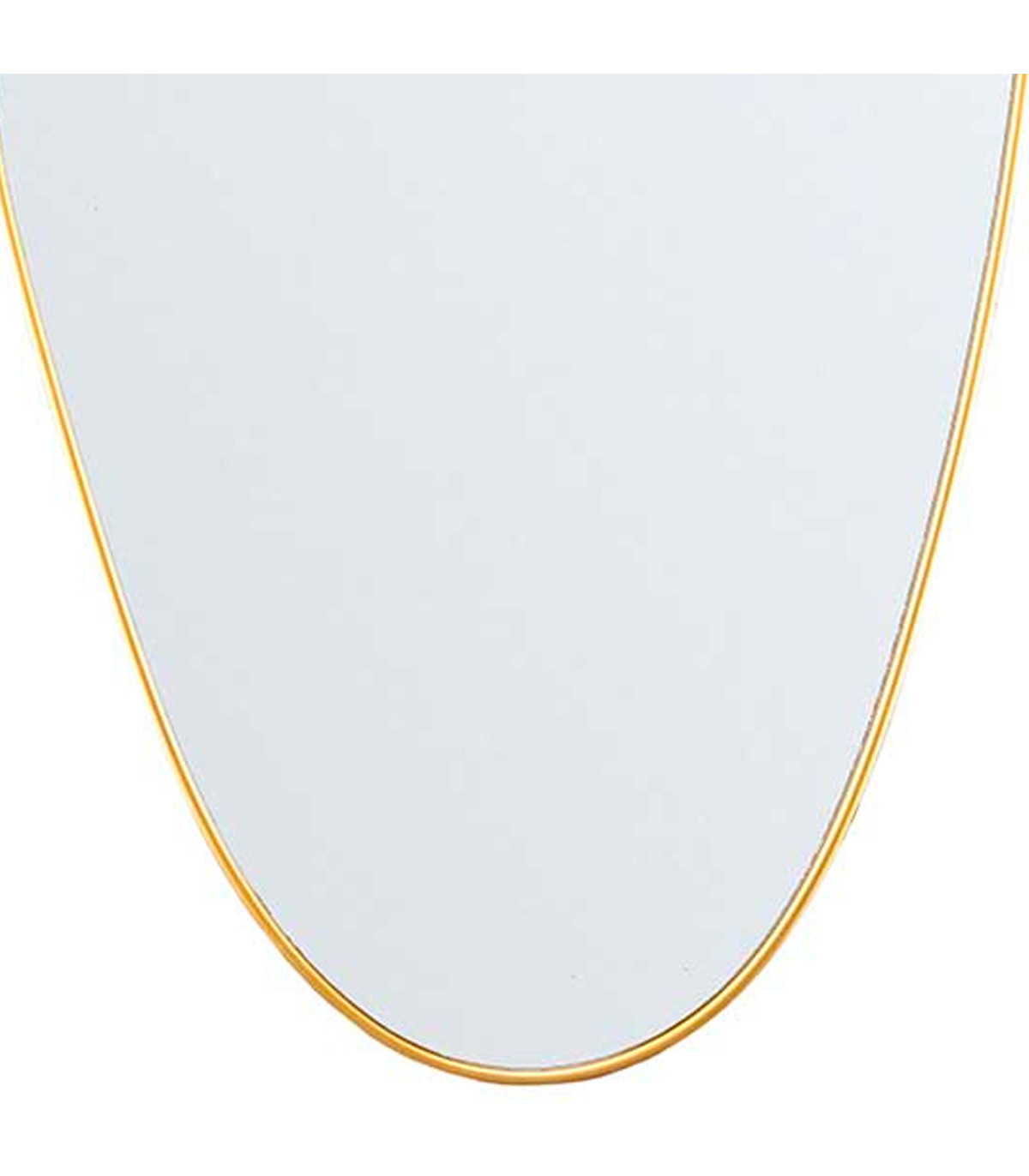 Wadiga Miroir Mural Doré Bords Irréguliers 40x60x2.5cm