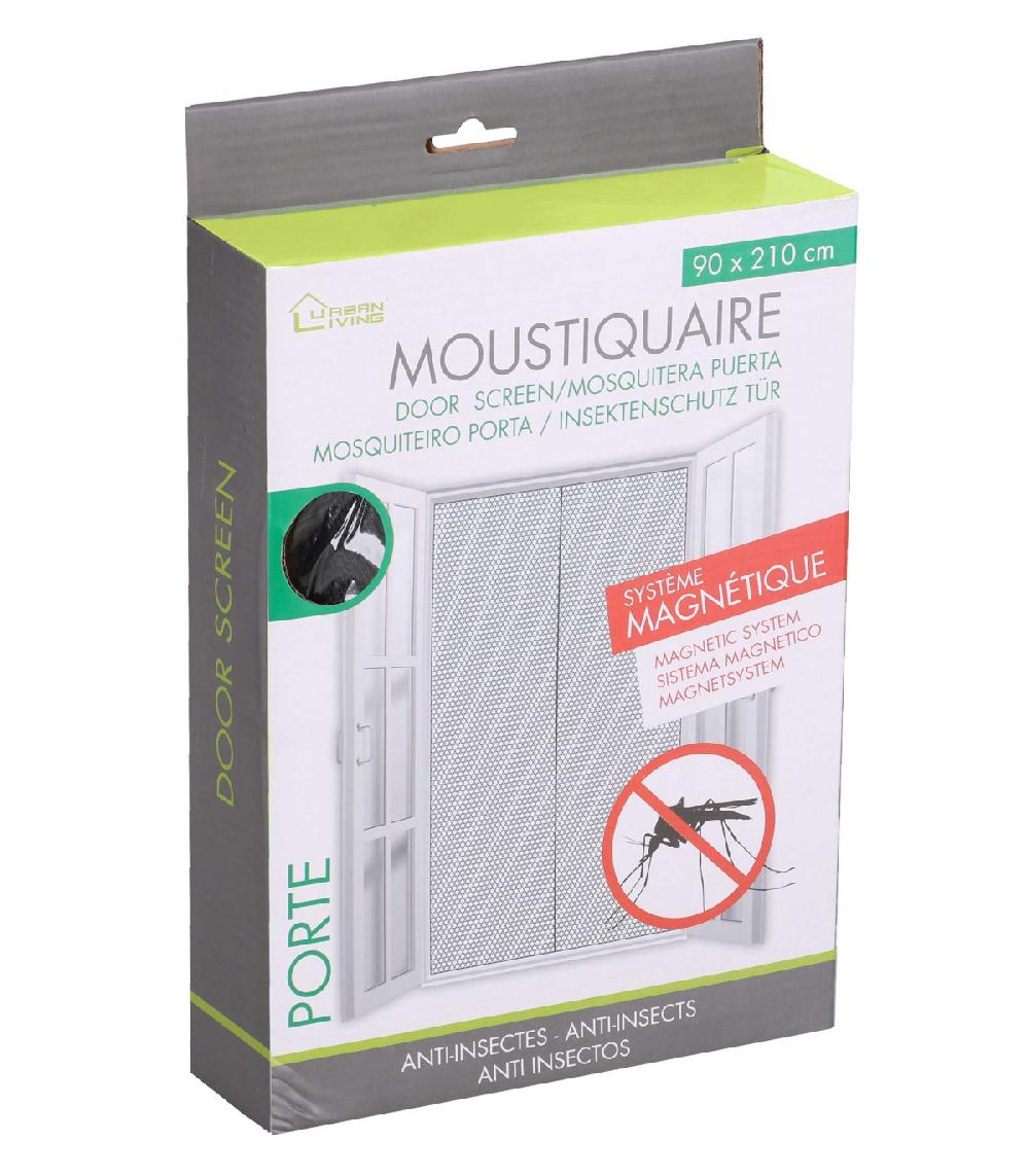 wadiga Moustiquaire pour Porte Système Magnétique - 90x210cm