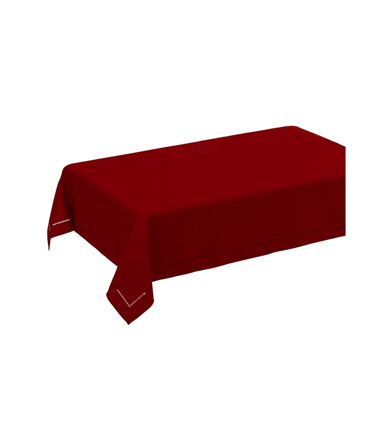 wadiga Nappe Rectangulaire Rouge Bordeaux - 210x150cm