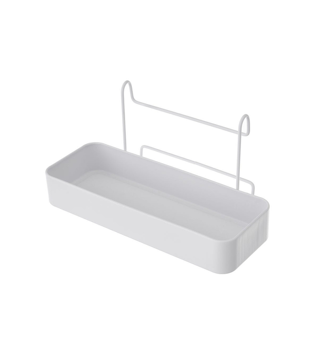 Wadiga Organisateur De Cuisine Mural En Métal Blanc - 60cm