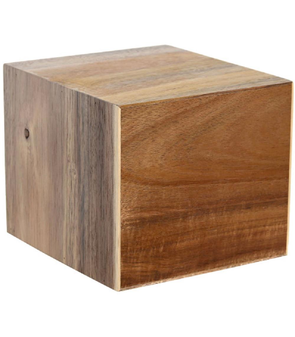 Wadiga Organisateur Rangement Salle De Bain En Acacia 3 Tiroirs 14x13x11.5cm