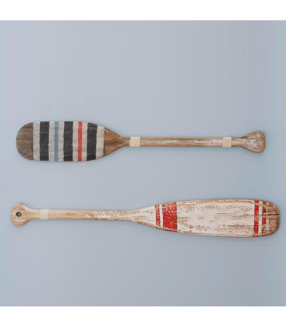 Wadiga Pagaie Décorative En Bois Multicolore 92x14x5cm