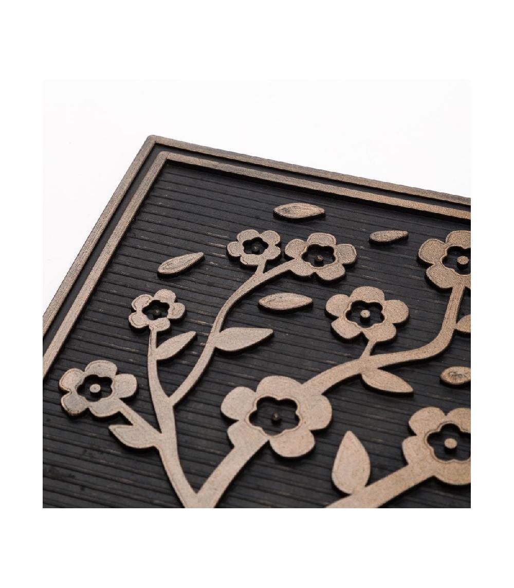 Wadiga Paillasson Caoutchouc Arbre Welcome - 75x45x0.7cm