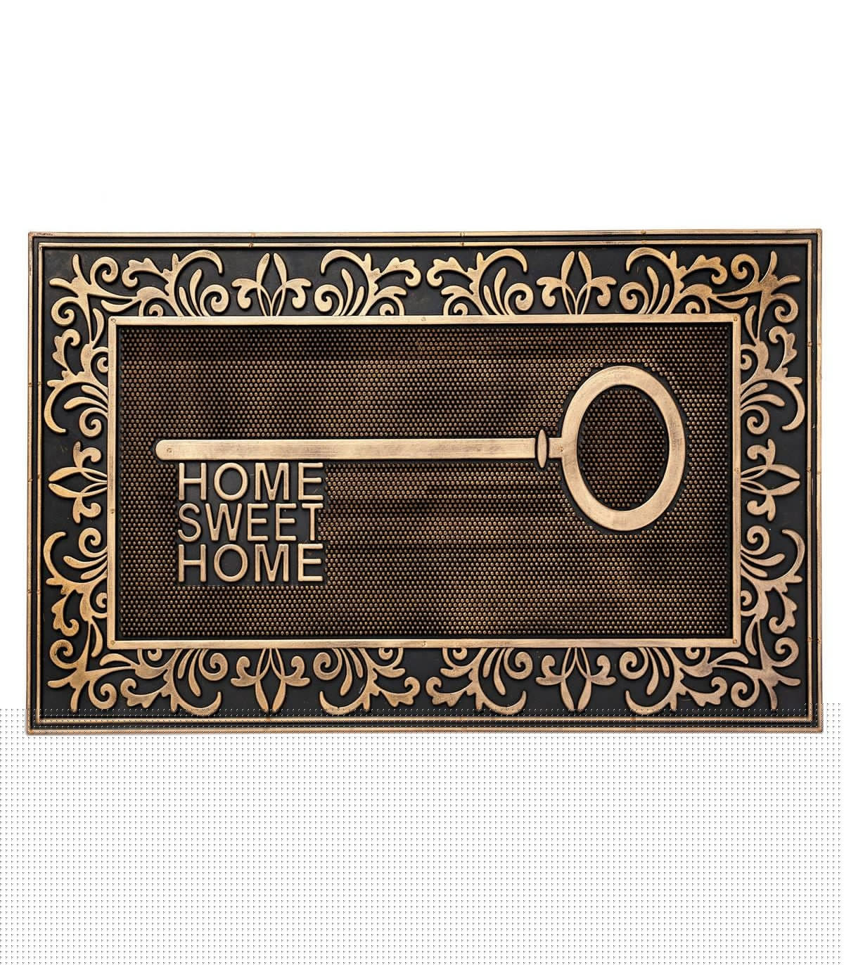 wadiga Paillasson caoutchouc clef home sweet home - 75x45x0.7cm