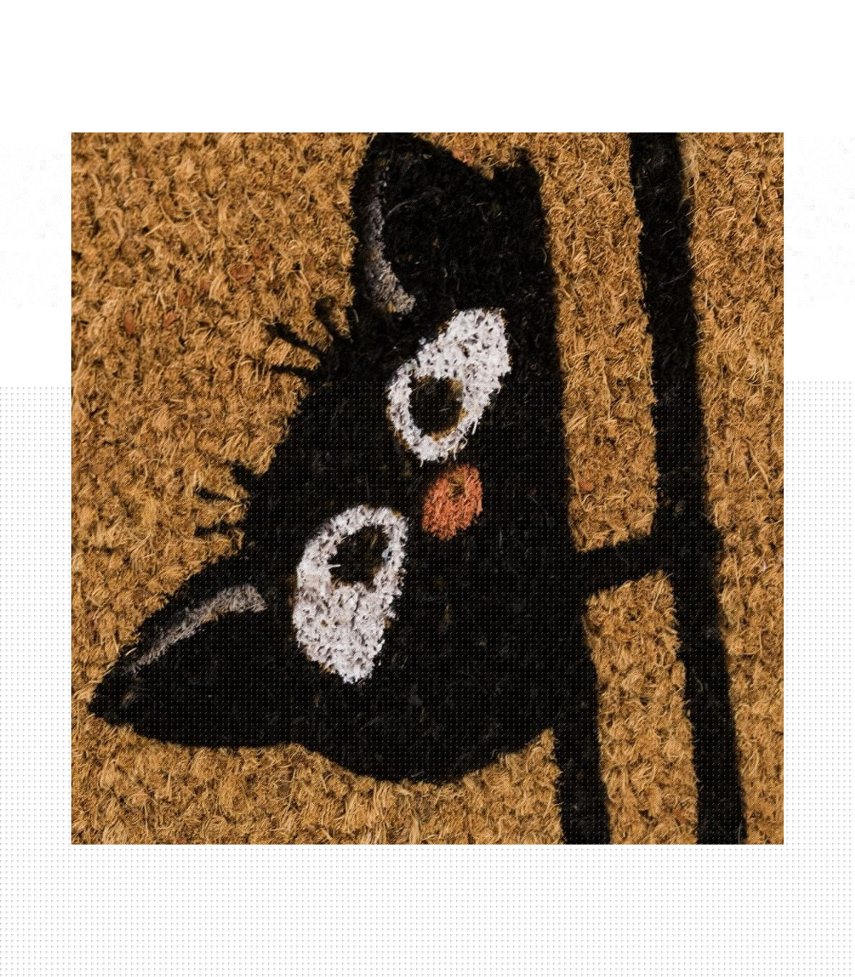 Wadiga Paillasson Coco Chat Home Sweet Home - 60x40x1.5cm