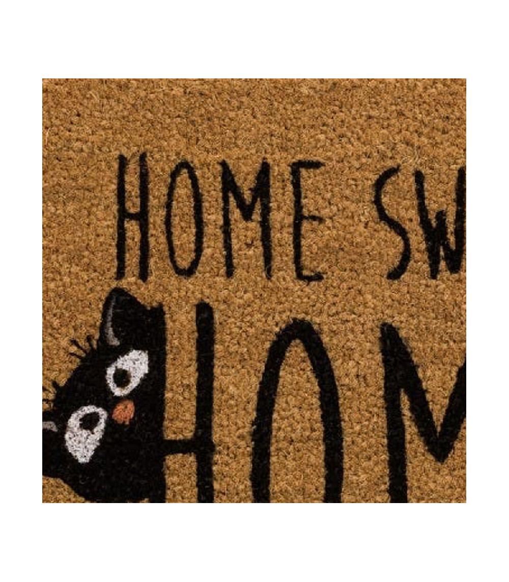 Wadiga Paillasson Coco Chat Home Sweet Home - 60x40x1.5cm