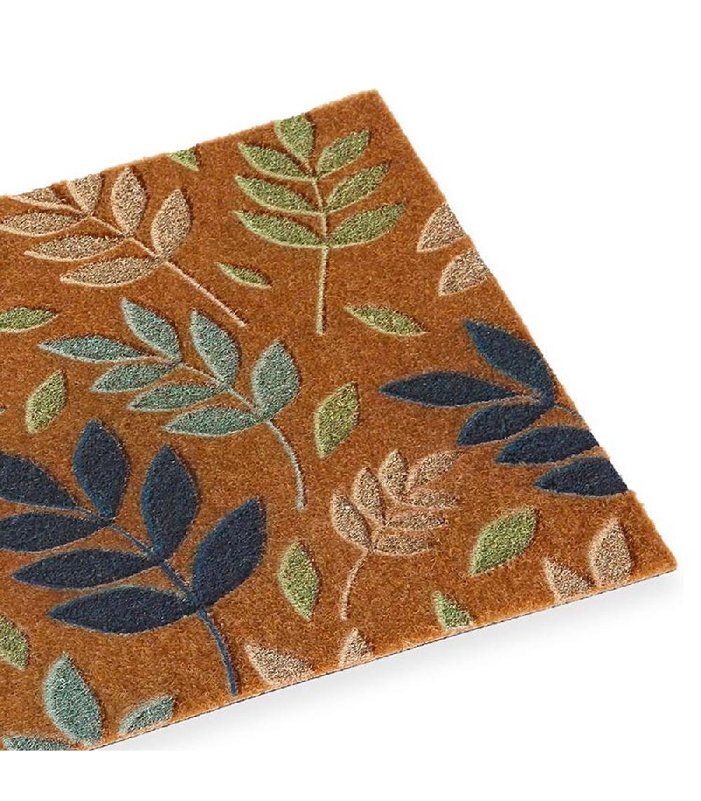 Wadiga Paillasson Coco Et Caoutchouc Feuillage 70x40x2cm