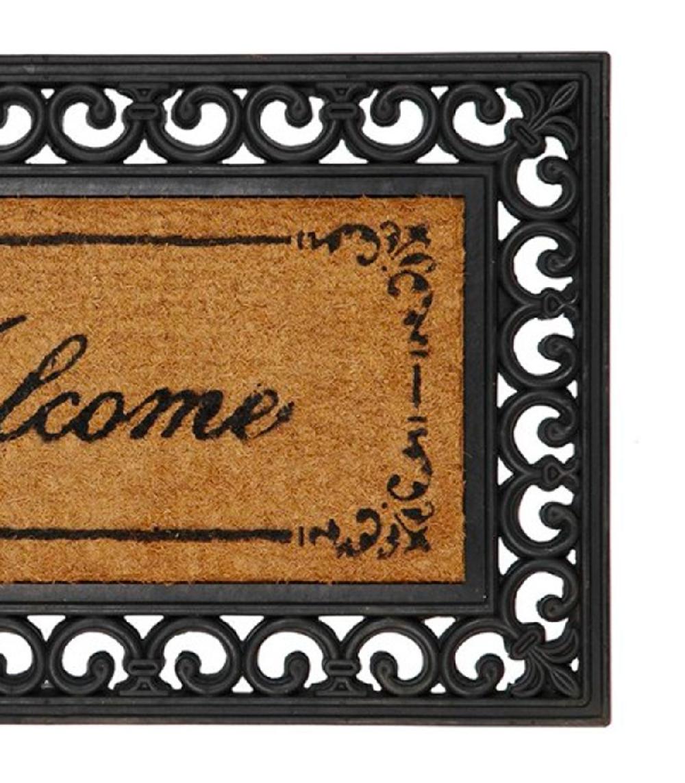Wadiga Paillasson Coco Et Caoutchouc Welcome - 75x45cm