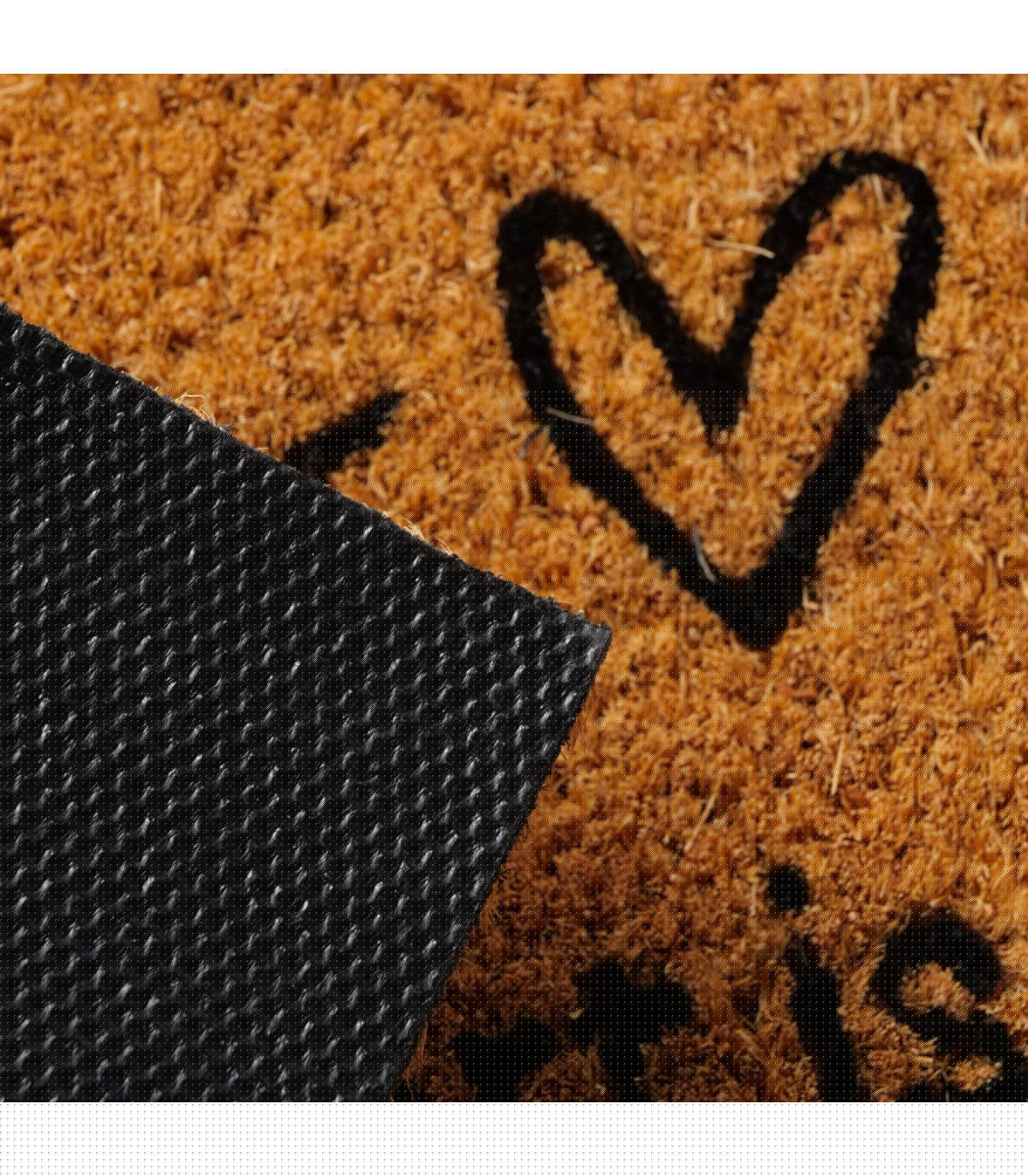 Wadiga Paillasson Coco Home Is Where The Heart Is 60x40x1.5cm