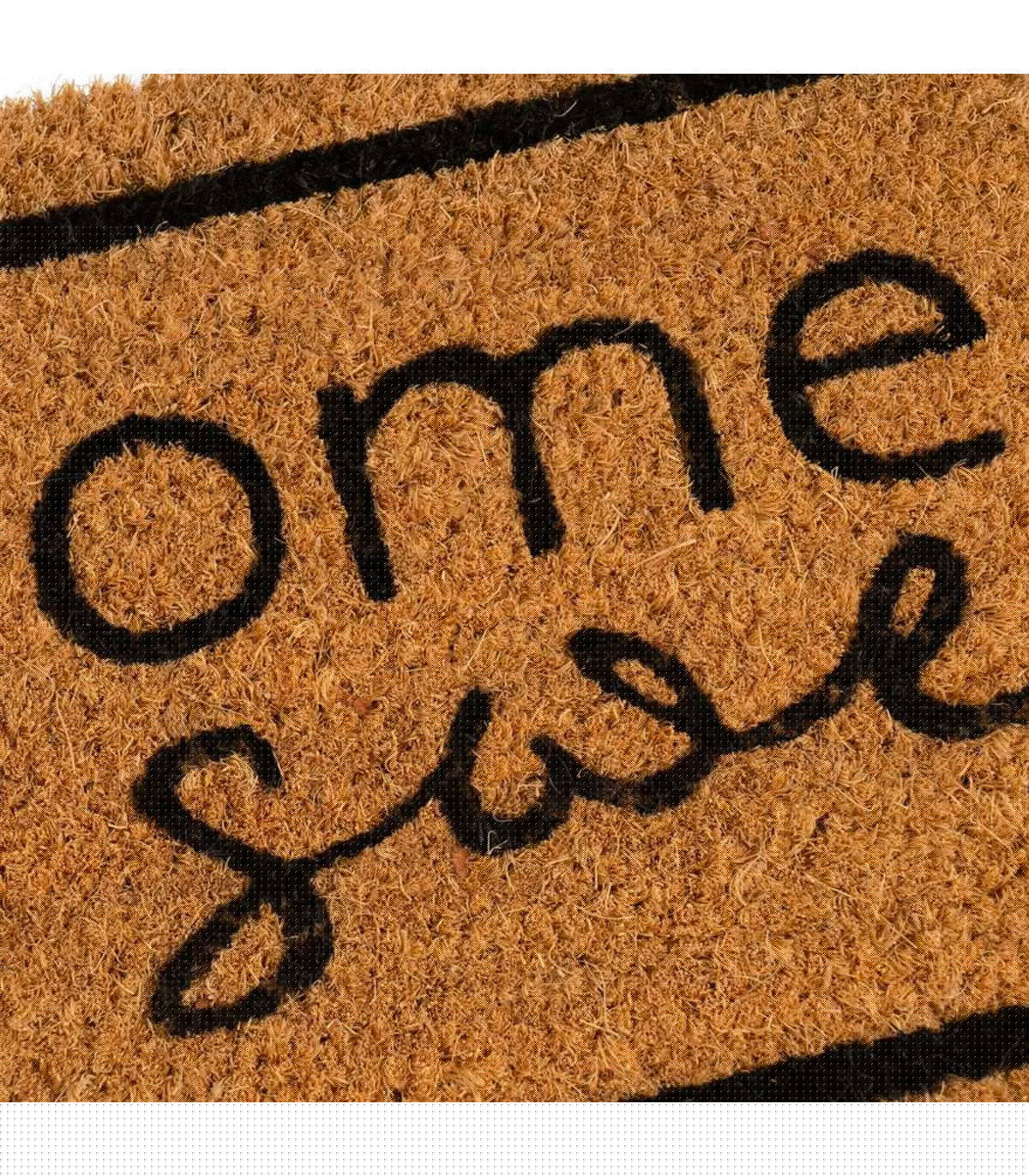 Wadiga Paillasson Coco Long étroit Home Sweet Home 75x25x1.5cm