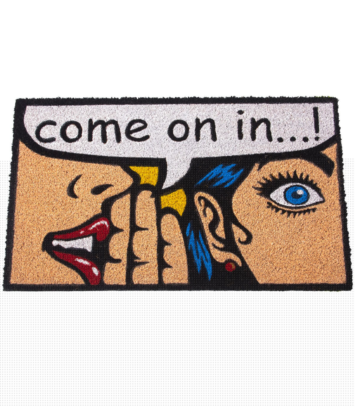 wadiga Paillasson coco multicolore come on in 60x40x2cm