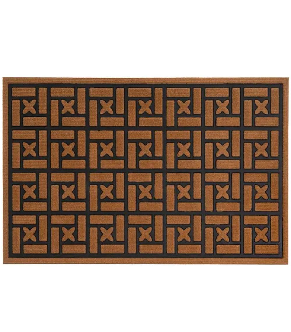 wadiga Paillasson d'intérieur en caoutchouc et polypropylène 75x45x0.5cm