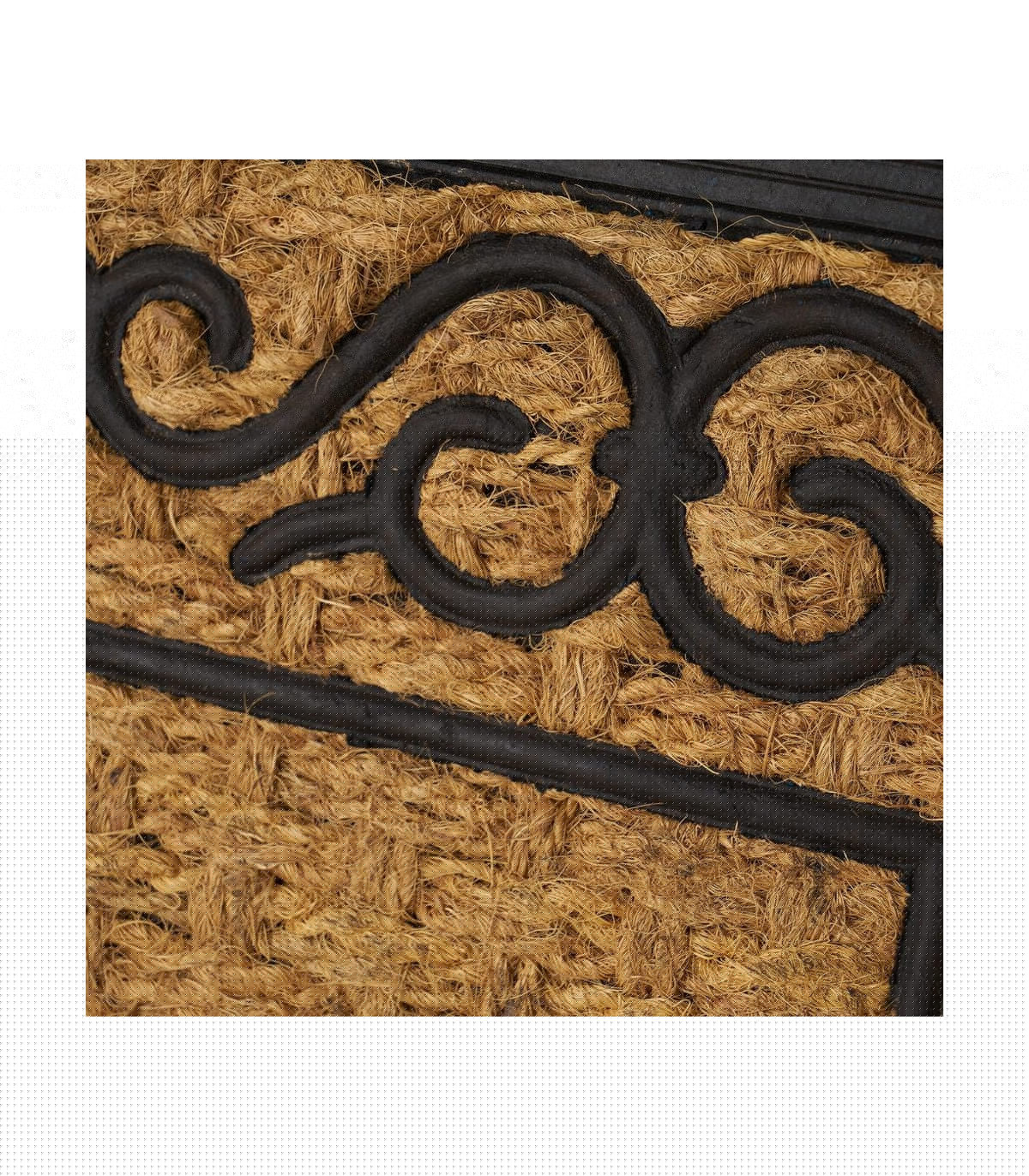 Wadiga Paillasson En Caoutchouc Et Fibres De Coco Orla - 60x40cm