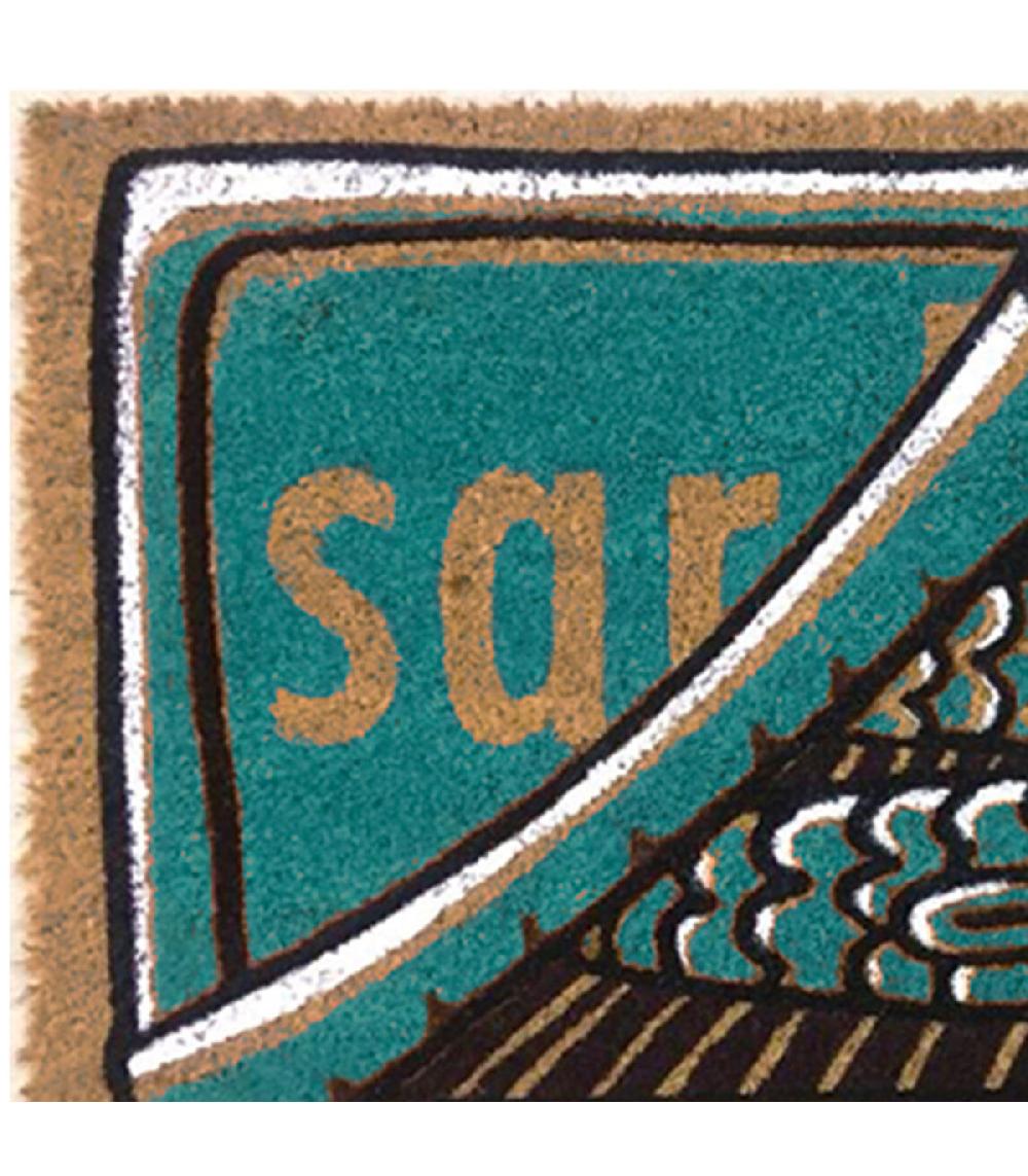 Wadiga Paillasson En Coco Boite De Sardines - 40x70cm
