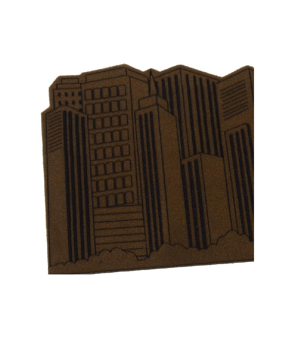 Wadiga Paillasson Polyester Et PVC Buildings - 60x40cm