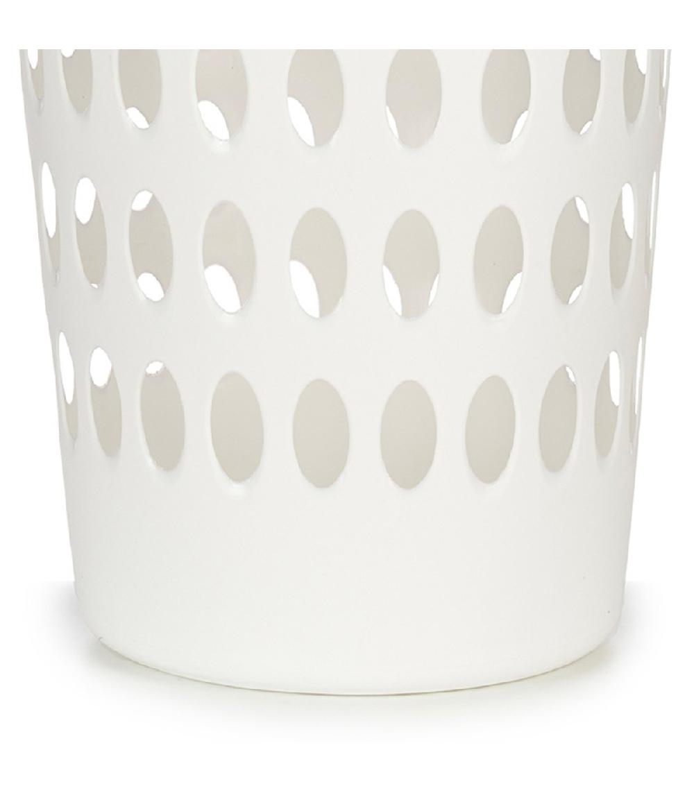 Wadiga Panier à Linge Buanderie Plastique Blanc 50L