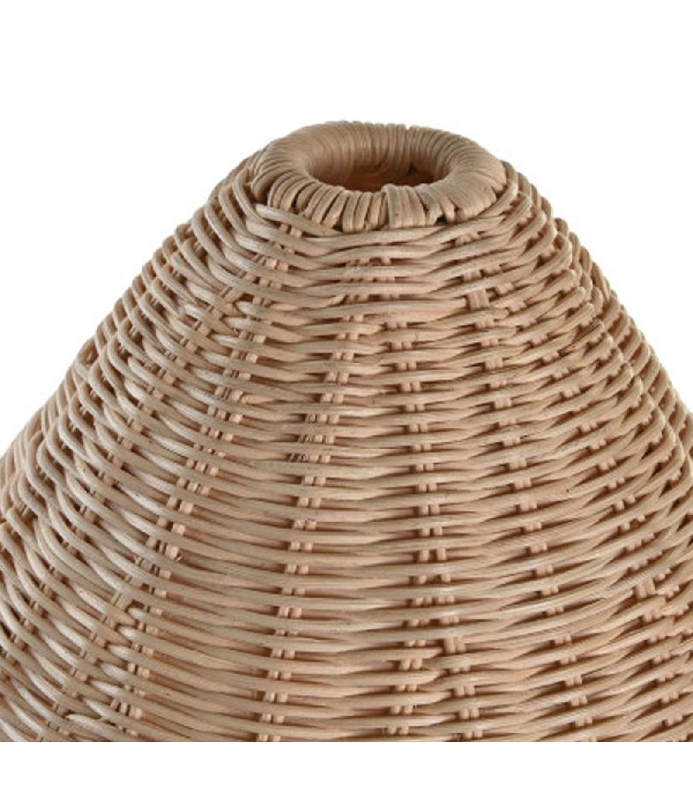 Wadiga Panier Niche Pour Petit Chien Ou Chat En Rotin Tressé 45x45x57cm