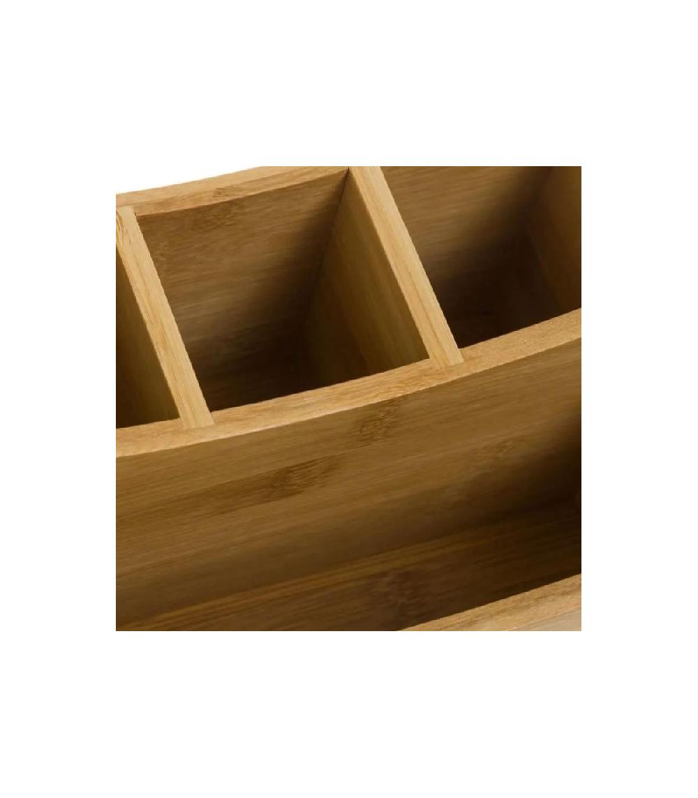 Wadiga Panier Rangement Salle De Bain En Bambou Avec Anse
