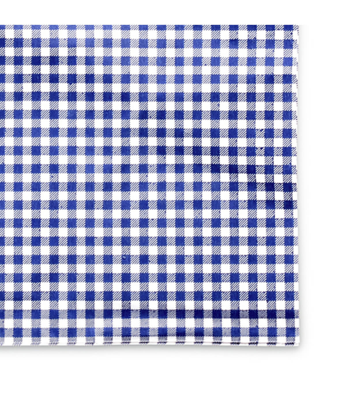 Wadiga Paquet De 20 Serviettes En Papier Vichy Bleu Et Blanc 33x33cm