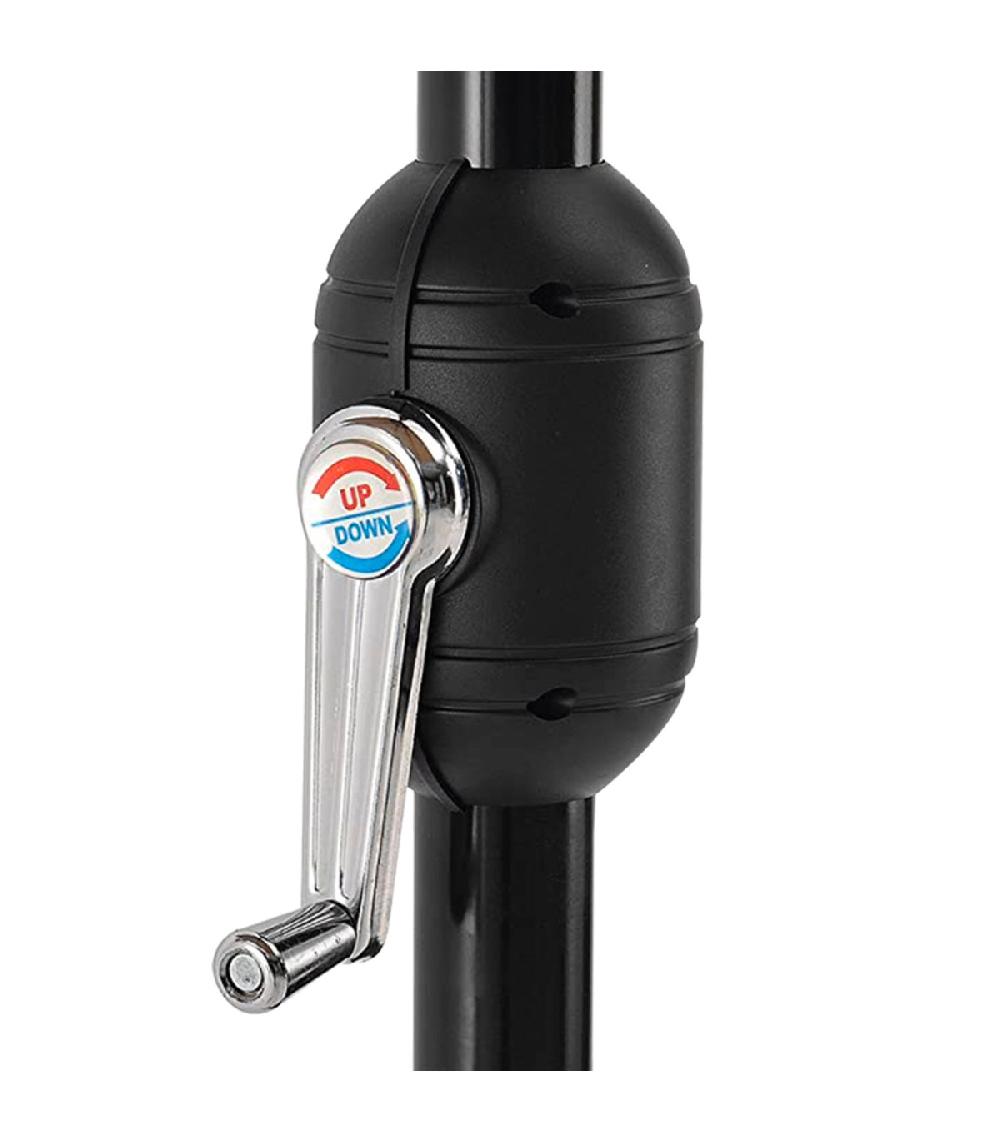 Wadiga Parasol Beige Ouverture à Manivelle Diamètre 300cm