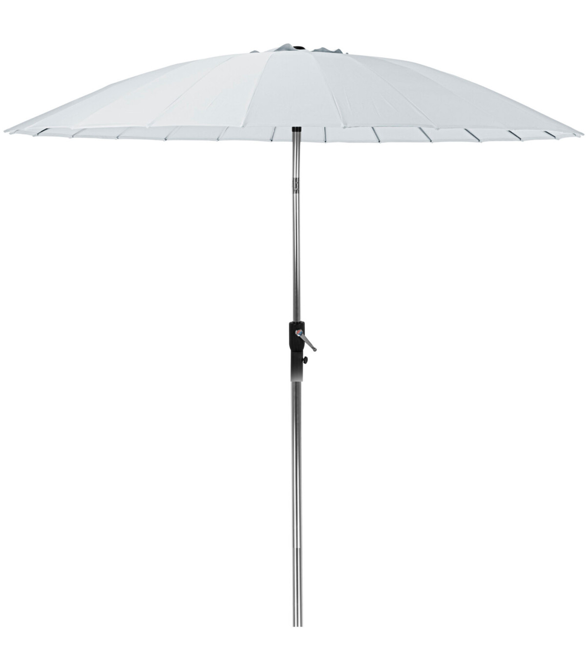 wadiga Parasol inclinable manivelle toile blanche Shanghai - diamètre 270cm