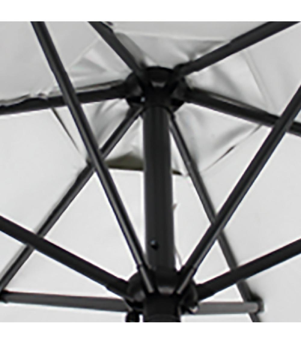 Wadiga Parasol Ivoire Ouverture à Manivelle Diamètre 300cm