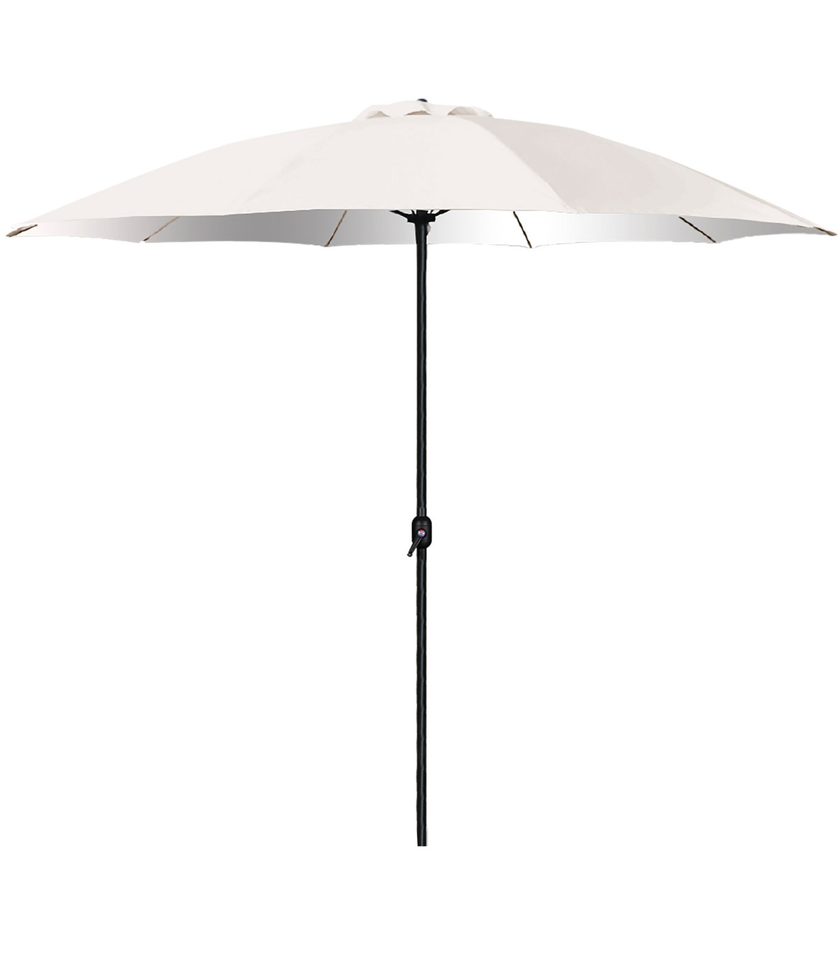wadiga Parasol ivoire ouverture à manivelle diamètre 300cm