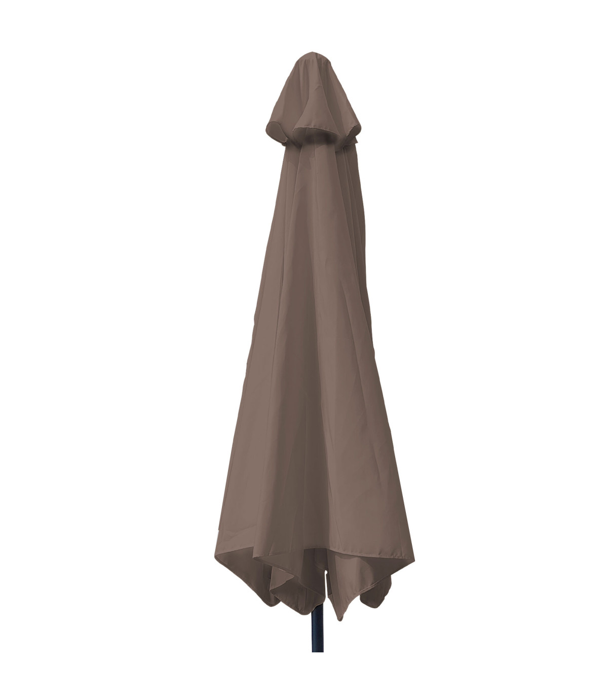 Wadiga Parasol Taupe Ouverture à Manivelle 200x300cm