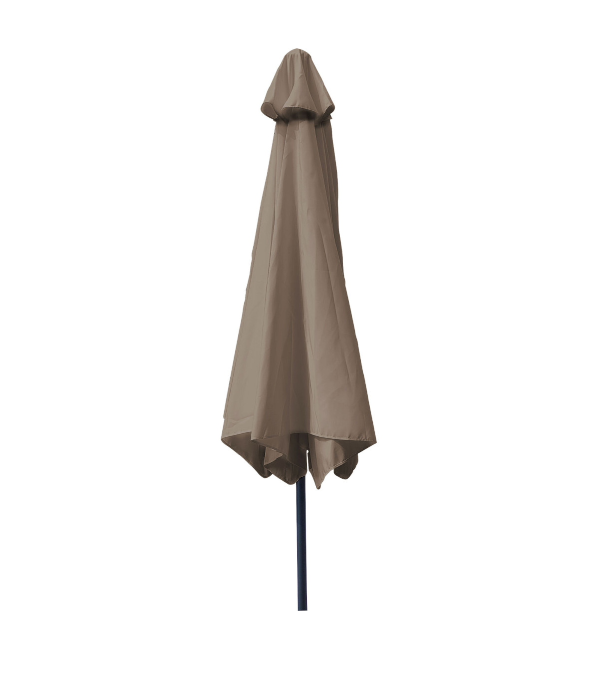 Wadiga Parasol Taupe Ouverture à Manivelle Diamètre 300cm