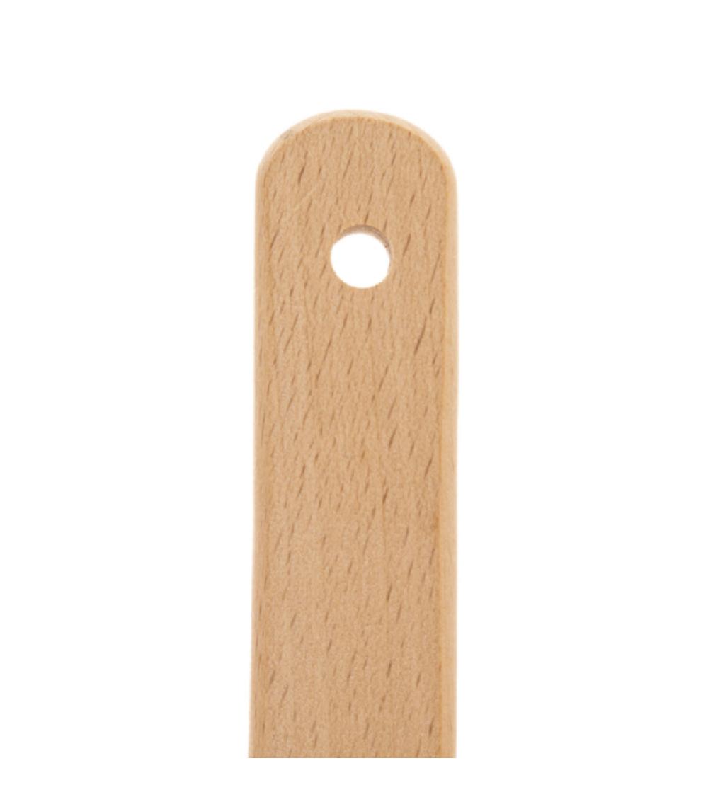 Wadiga Pelle Et Balayette Design Métal Noir Et Bois Hêtre